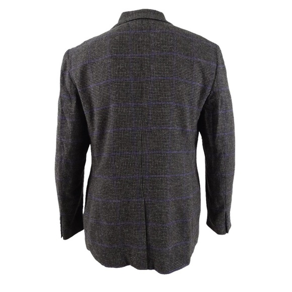 Lauren Ralph Lauren Wool Blend Suit Jacket Purple Multi - Picture 11 of 12